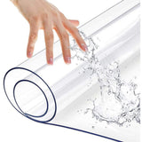NNEDSZ PVC Tablecloth Protector Table Cover Dining Table Cloth Plastic 2800x1170mm 2.0mm
