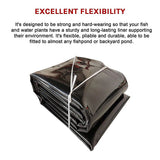 NNEDSZ Fish Pond Liner 3 x 4.6m x 0.5mm Garden Pool Membrane Reinforced