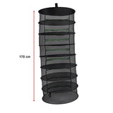 NNEDSZ Herb Drying Rack Net 8 Layer Dryer Mesh Hanging Dryer Rack Zipper Dry Rack