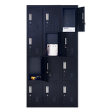 NNEDSZ 12-Door Locker for Office Gym Shed School Home Storage - Standard Lock with Keys