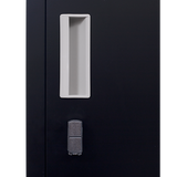 NNEDSZ 12-Door Locker for Office Gym Shed School Home Storage - Padlock-operated