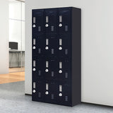 NNEDSZ 12-Door Locker for Office Gym Shed School Home Storage - 3-Digit Combination Lock