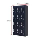 NNEDSZ 12-Door Locker for Office Gym Shed School Home Storage - 3-Digit Combination Lock