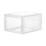 NNEDSZ Sneaker Display Case Shoe Storage Organizer Box Stackable Plastic Clear Magnetic