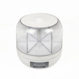 NNEDSZ Rice Storage Cereal Dispenser Grain Container Rotating Dry Food Box
