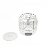 NNEDSZ Rice Storage Cereal Dispenser Grain Container Rotating Dry Food Box