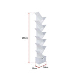 NNEDSZ Tree Bookshelf Bookcase Book Organizer 12-Tier Multipurpose Shelf Display Racks