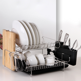 NNEDSZ Dish Drying Rack Drainer Cup Plate Holder Cutlery TKitchen Organiser