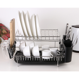 NNEDSZ Dish Drying Rack Drainer Cup Plate Holder Cutlery TKitchen Organiser