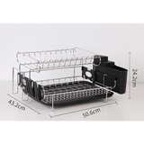 NNEDSZ Dish Drying Rack Drainer Cup Plate Holder Cutlery TKitchen Organiser