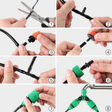 NNEDSZ Drip Irrigation System Plant Self Garden Watering Hose SpKit