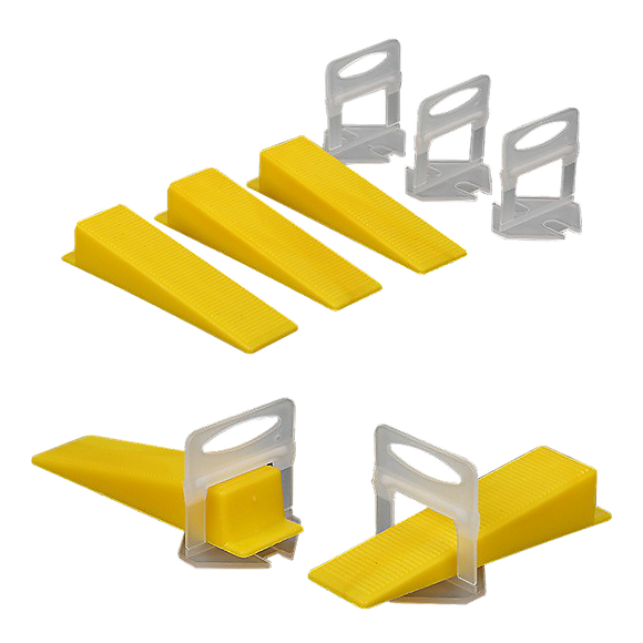NNEDSZ 1000x Tile Leveling System Clips Levelling Spacer Tiling Tool Floor Wall