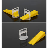 NNEDSZ 1000x Tile Leveling System Clips Levelling Spacer Tiling Tool Floor Wall
