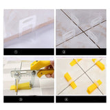 NNEDSZ 1000x Tile Leveling System Clips Levelling Spacer Tiling Tool Floor Wall