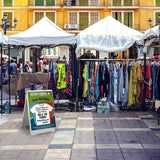 NNEDSZ Double Side Sidewalk A-frame Sign Sandwich Board holds Graphic Plastic Panels