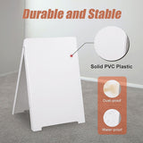 NNEDSZ Double Side Sidewalk A-frame Sign Sandwich Board holds Graphic Plastic Panels