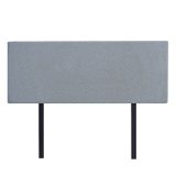 NNEDSZ Linen Fabric Queen Bed Deluxe Headboard Bedhead - Berlin Blue