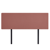 NNEDSZ Linen Fabric King Bed Deluxe Headboard Bedhead - Pearl Copper Brown