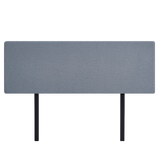 NNEDSZ Linen Fabric King Bed Deluxe Headboard Bedhead - Berlin Blue