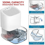 NNEDSZ 1000ML Mini Dehumidifier Portable Air Dryer Office Moisture Absorber Machine