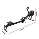 NNEDSZ Air Rowing Machine Indoor Rower Premium Fitness Equipment