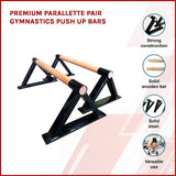 NNEDSZ Premium Parallette Pair Gymnastics Push Up Bars