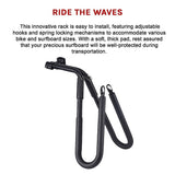 NNEDSZ Adjustable Surfboard Skimboard Bicycle Bike Rack Carrier
