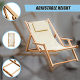 NNEDSZ Premium Foldable Outdoor Sling Chair Patio Lounge