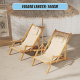 NNEDSZ Premium Foldable Outdoor Sling Chair Patio Lounge