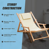 NNEDSZ Premium Foldable Outdoor Sling Chair Patio Lounge