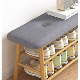 NNEDSZ Shoe Stool Storage Rack Cabinet Multifunctional Space Saving
