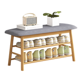 NNEDSZ Shoe Stool Storage Rack Cabinet Multifunctional Space Saving