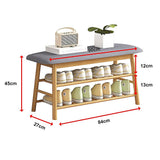 NNEDSZ Shoe Stool Storage Rack Cabinet Multifunctional Space Saving