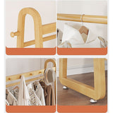 NNEDSZ 160x100cm Clothes Rack Slim Stylish Space Saving