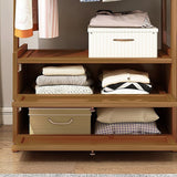 NNEDSZ 165x70cm Clothes Rack Stand Storage Shelves Modern Coat Tree