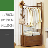 NNEDSZ 165x70cm Clothes Rack Stand Storage Shelves Modern Coat Tree
