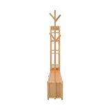 NNEDSZ 165x100cm Clothes Rack Stand Storage Shelves Modern Coat Tree