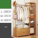 NNEDSZ 165x100cm Clothes Rack Stand Storage Shelves Modern Coat Tree