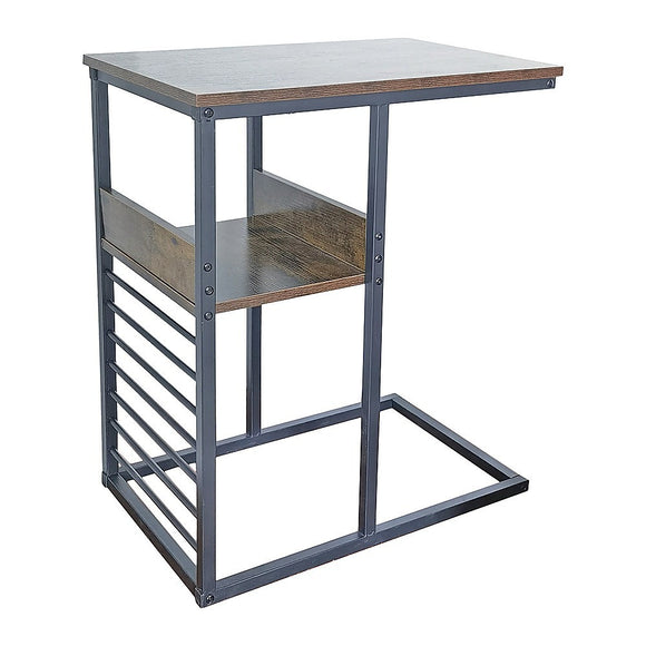 NNEDSZ Sofa Side End Table Wooden Shelf Couch Living Nightstand