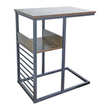 NNEDSZ Sofa Side End Table Wooden Shelf Couch Living Nightstand