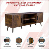 NNEDSZ Modern TV Cabinet Entertainment Unit Stand Storage