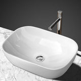 NNEDSZ Ceramic Bathroom Basin Vanity Sink Oval Above Counter Top Mount Bowl