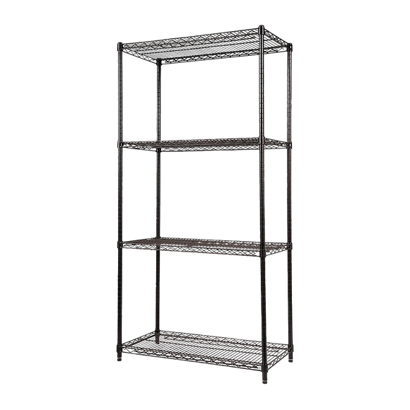 NNEDSZ Modular Wire Storage Shelf 1200 x 450 x 1800mm Steel Shelving