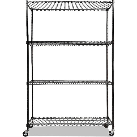NNEDSZ Modular Wire Storage Shelf 1200 x 450 x 1800mm Steel Shelving