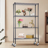 NNEDSZ Modular Wire Storage Shelf 1200 x 450 x 1800mm Steel Shelving