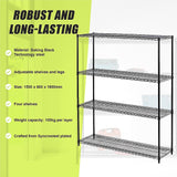 NNEDSZ Modular Wire Storage Shelf 1500 x 600 x 1800mm Steel Shelving