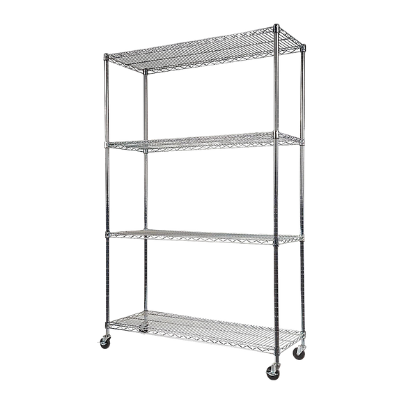 NNEDSZ Modular Wire Storage Shelf 1500 x 600 x 1800mm Steel Shelving