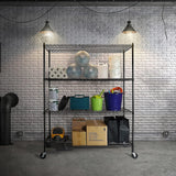NNEDSZ Modular Wire Storage Shelf 1500 x 600 x 1800mm Steel Shelving
