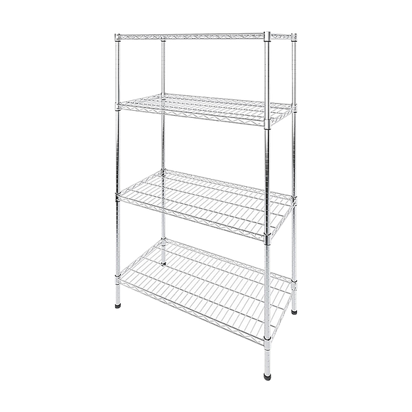 NNEDSZ Modular Wire Storage Shelf 900 x 350 x 1800mm Steel Shelving
