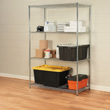 NNEDSZ Modular Wire Storage Shelf 900 x 350 x 1800mm Steel Shelving